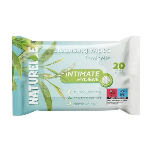 Вологі серветки для інтимної гігієни Intimate Naturelle, 20 шт/уп.