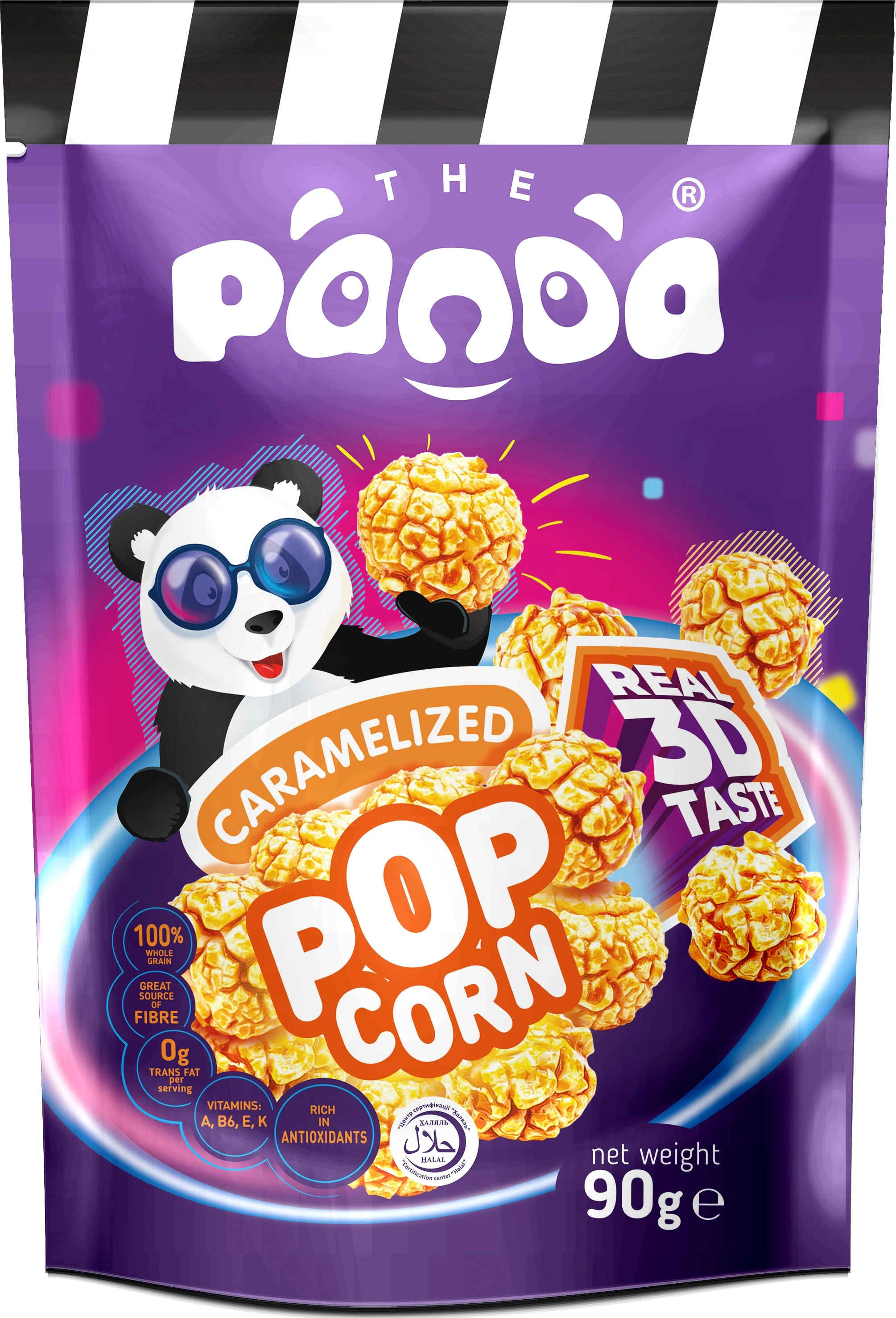 Попкорн карамелізований The Panda, 90 г