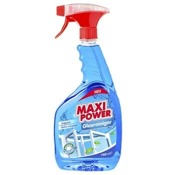 Засіб для миття скла Maxi Power, 740 мл