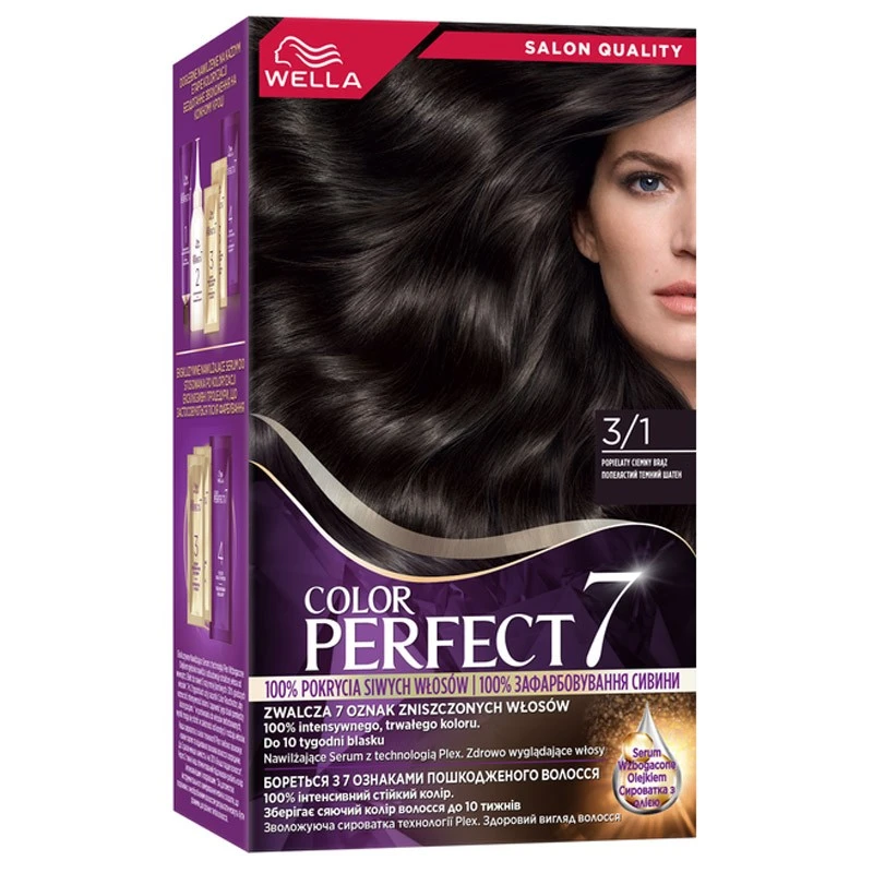 Крем-фарба для волосся Color Perfect 3/1 попелястий шатен Wella, шт