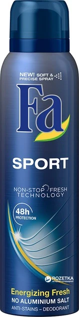 Дезодорант з ароматом зеленого цитрусу Sport Men Fa, 150 мл