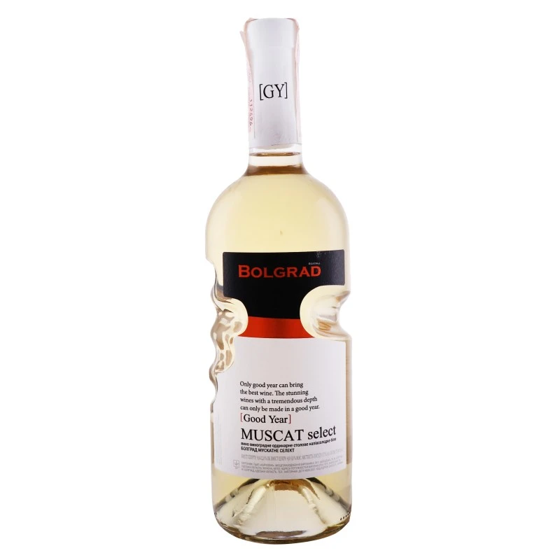 Вино біле напівсолодке Muscat Select Bolgrad, 0.75 л