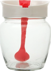 Ємність для харчових продуктів з кришкою та ложкою 550мл 1055 EverGlass 1шт
