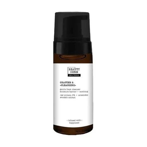 Пінка для вмивання Ніжна Skin Fiction з протеїнами вівса та церамідами Beauty Derm, 150 мл