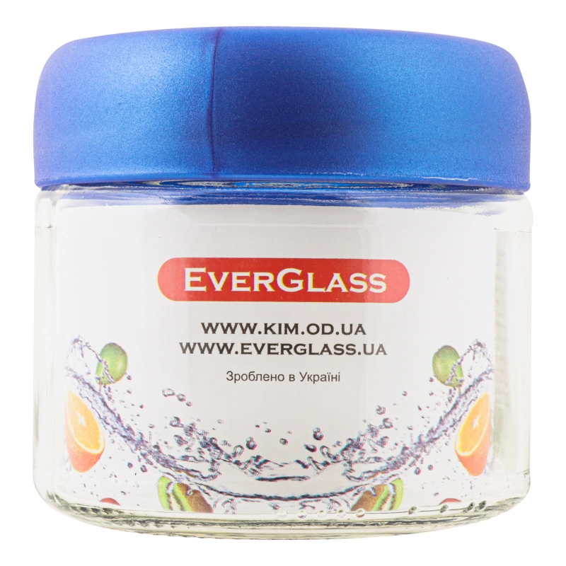 Банка скляна з кришкою  330 мл Велюр EverGlass, 1шт