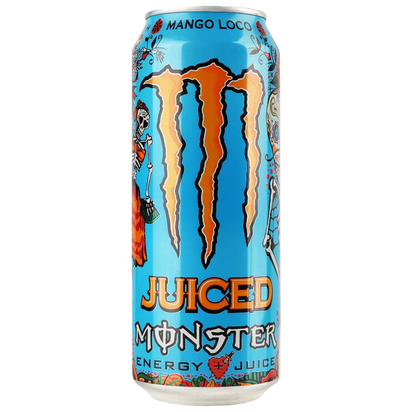 Напій енергетичний б/а газований ж/б Mango Loco Juiced Monster Energy, 0.5 л