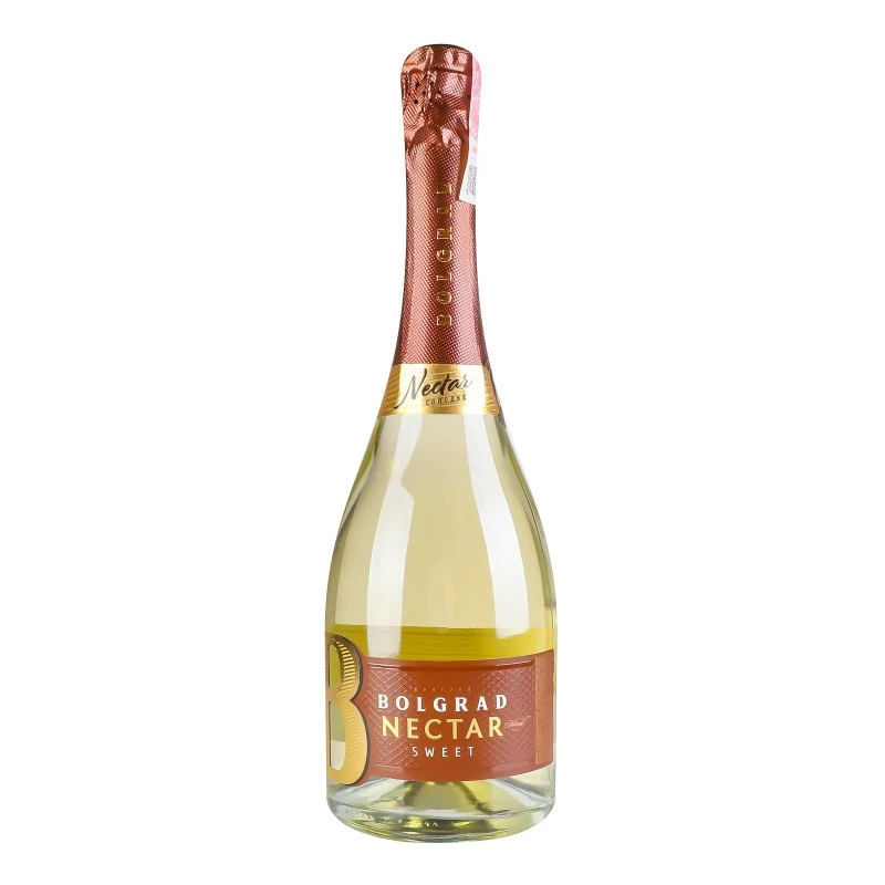 Вино ігристе біле солодке Nectar Bolgrad, 0.75 л