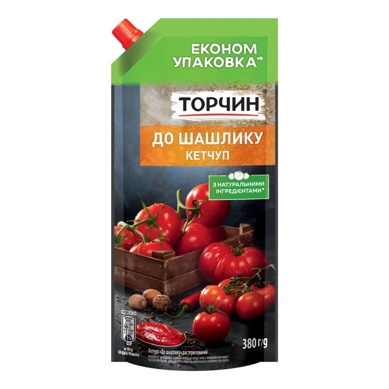 Кетчуп До шашлику Торчин, 380 г