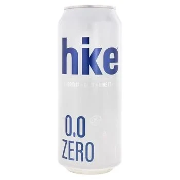 Пиво спеціальне світле б/а Zero ж/б Hike, 0.5 л