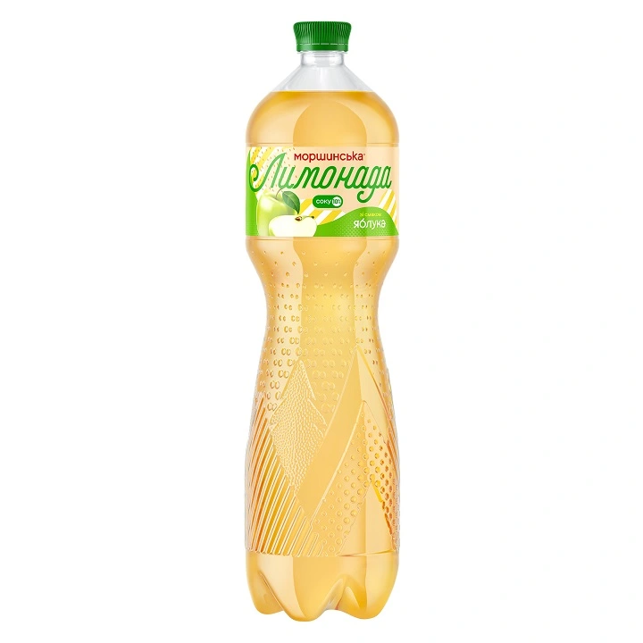 Напій слабогазований Яблуко Лимонада Моршинська, 1.5 л