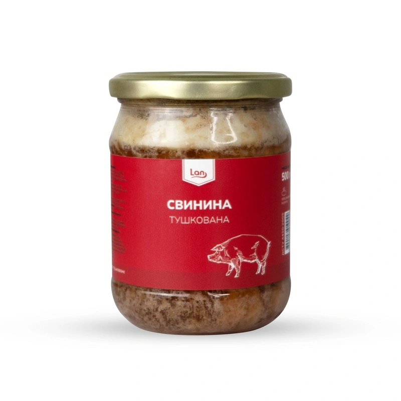 Свинина тушкована ДСТУ (twist off) Лан Буковини, 500 г