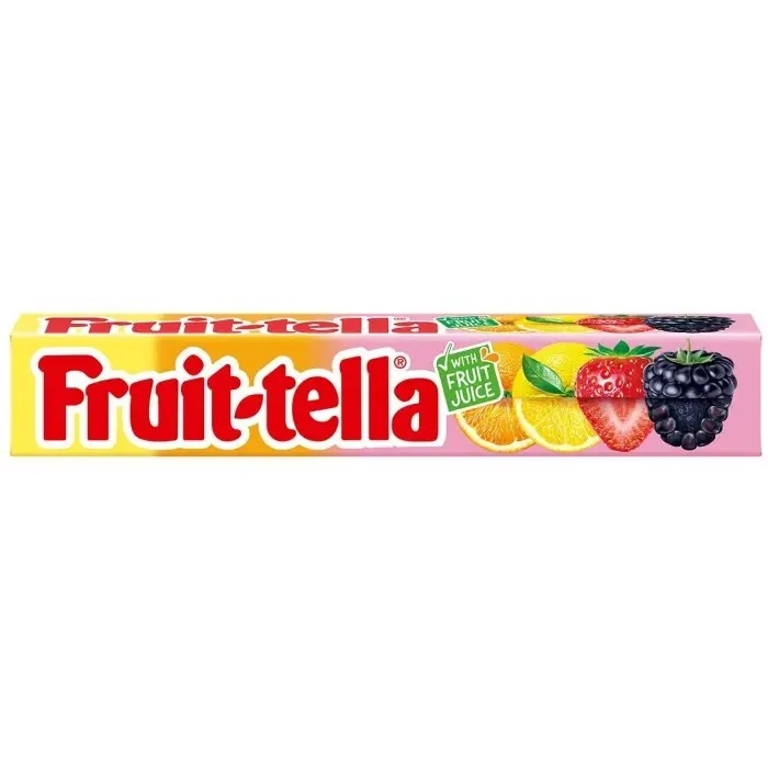 Цукерки жувальнi Асортi Fruit-tella, 41 г