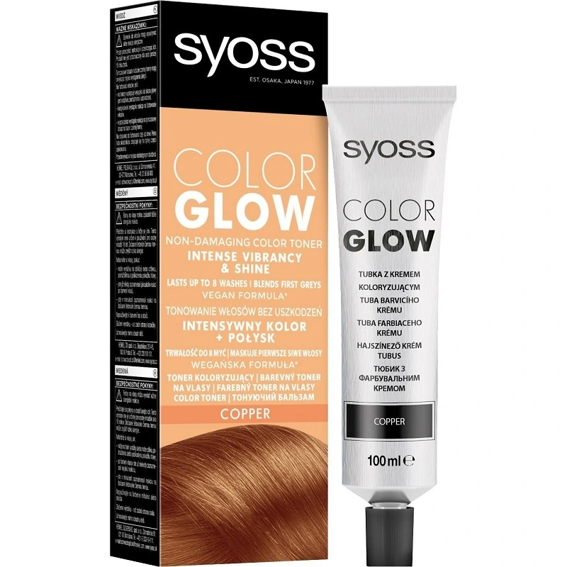 Фарба для волосся Color Glow Mідний Syoss, 115мл
