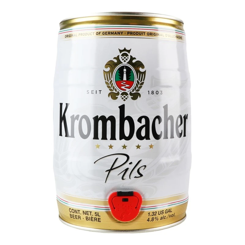 Пиво світле Pils Krombacher, 5 л