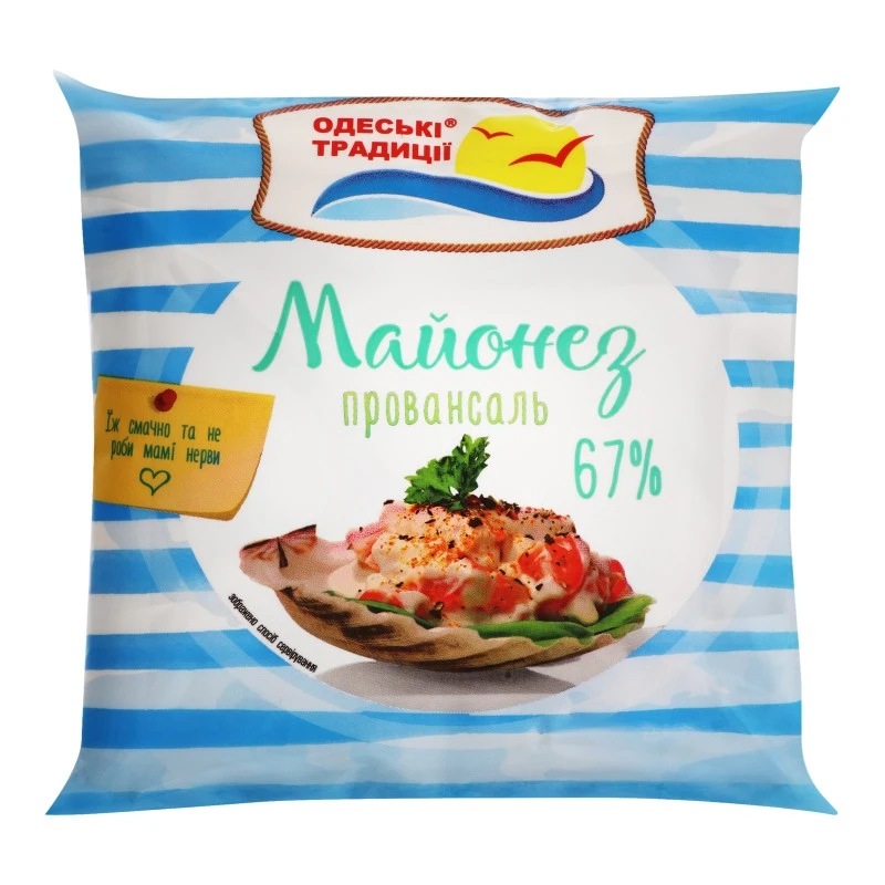 Майонез 67% Провансаль Одеські традиції, 300 г