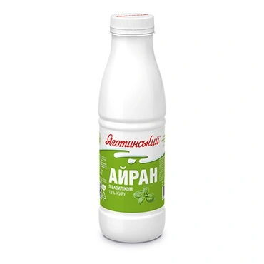 Айран 1.8% з базиліком Яготинський п/пл 450г