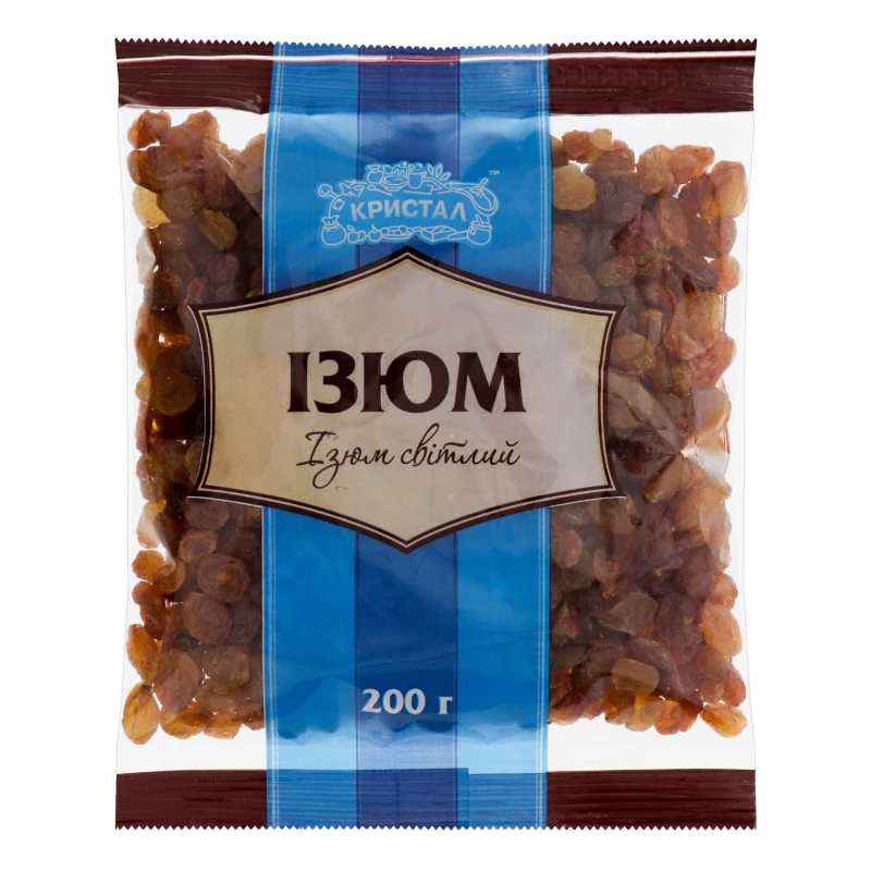Родзинки світлі Кристал, 200 г