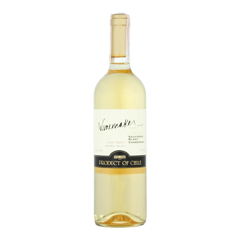 Вино біле напівсолодке Sauvignon Blanc/Chardonnay Winemaker, 0.75 л