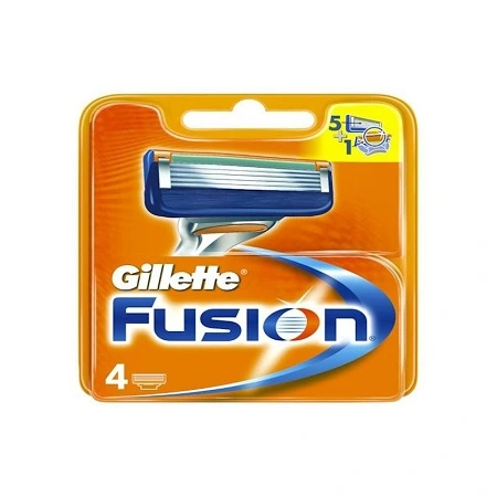 Касети змінні для гоління Fusion Gillette, 4 шт