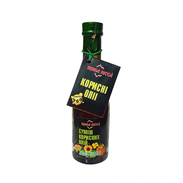 Рослинна олія Суміш корисних олій Terra Ricca, 0,2 л