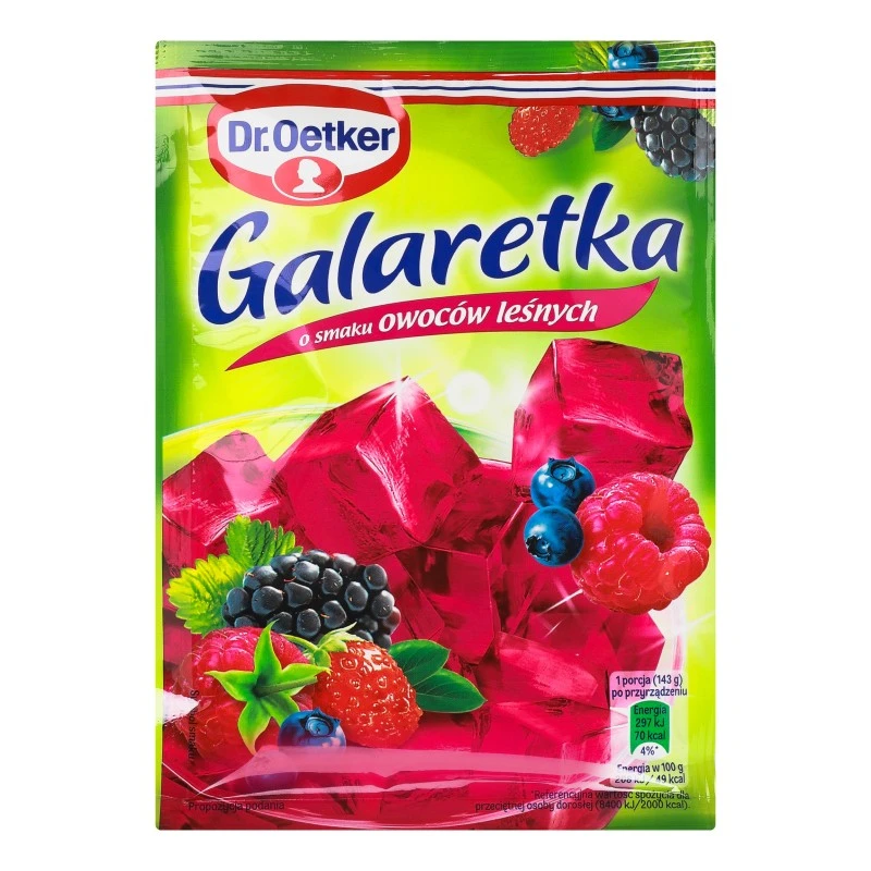 Желе Галеретка смак лісових ягід Dr.Oetker,72 г