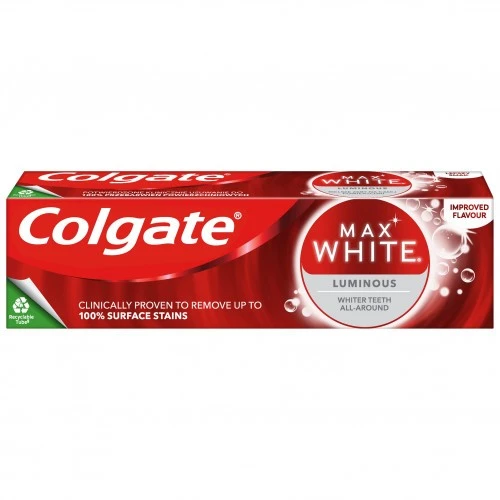 Паста зубна Luminous Max White Colgate, 75 мл