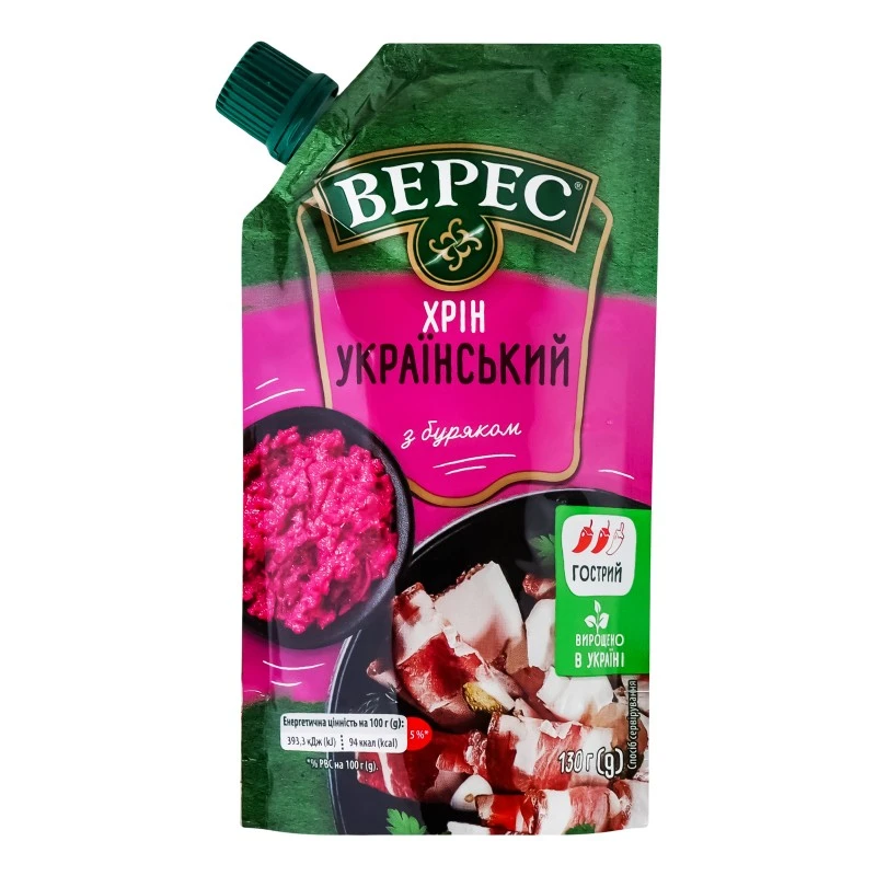 Хрін український Верес, 130 г