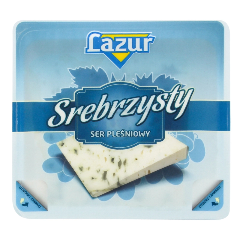 Сир 50% сріблястий з пліснявою Lazur, 100г