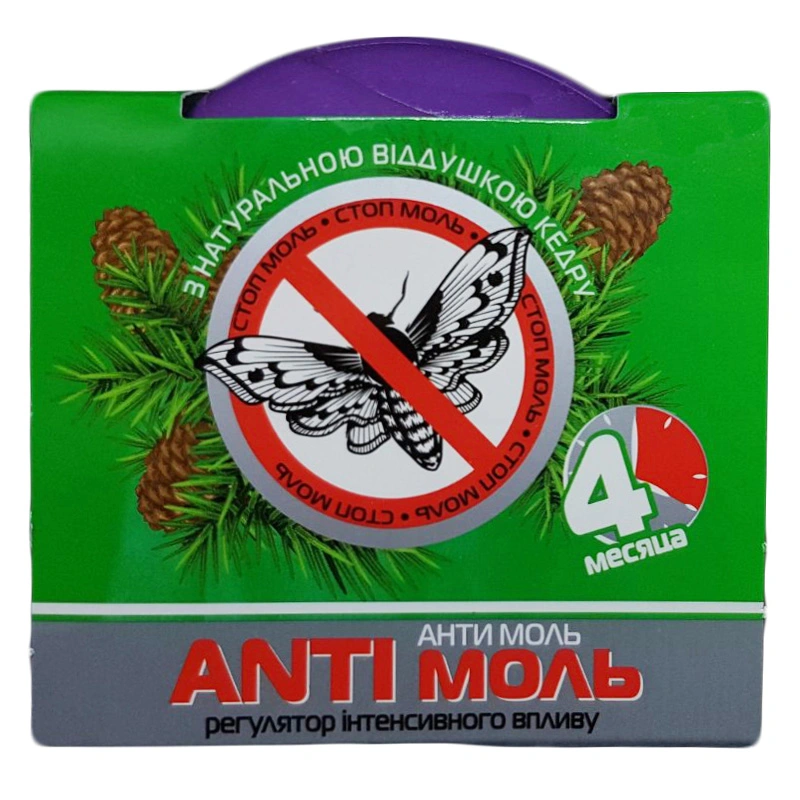 Засіб від молі з ароматом кедру Blyskavka Antimol, 60 г