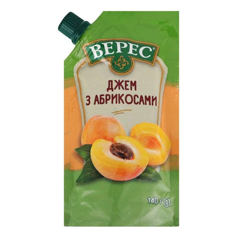 Джем з абрикосами Верес д/п 140г