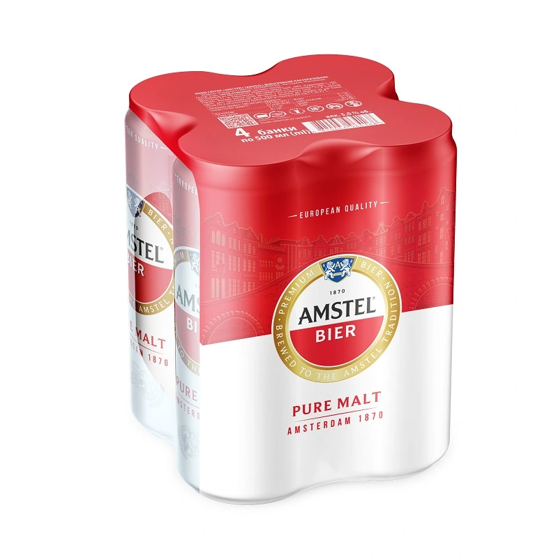 Пиво світле ж/б Amstel, 4*0.5 л