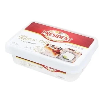Крем-сир 24.5% Intense President, 180г