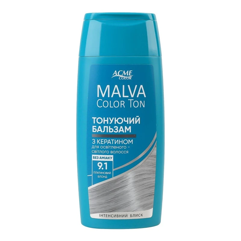Бальзам тонуючий для волосся Color Ton 9.1 платин блонд Malva 180мл
