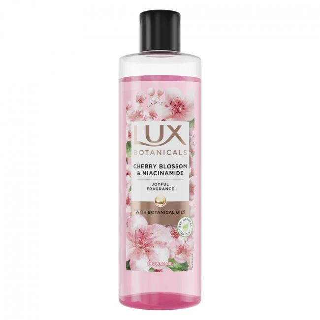 Гель для душу Цвіт Вишні та Ніацінамід Lux Botanical, 480 мл