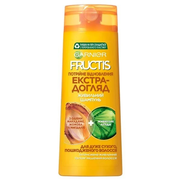 Шампунь Потрійне відновлення масло-догляд Fructis Garnier, 400 мл