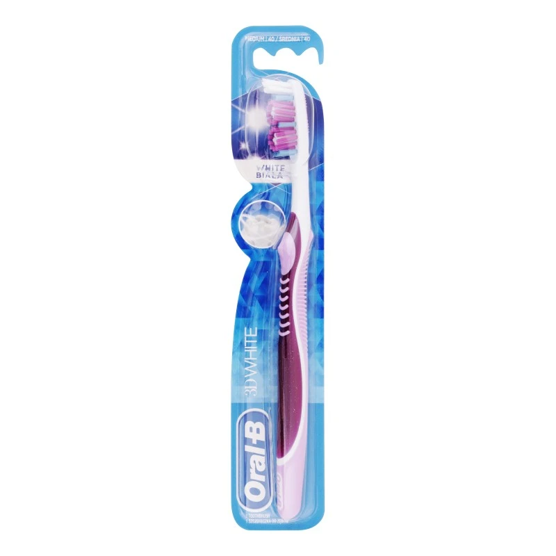 Щітка зубна medium White 3D White Oral-B, 1 шт