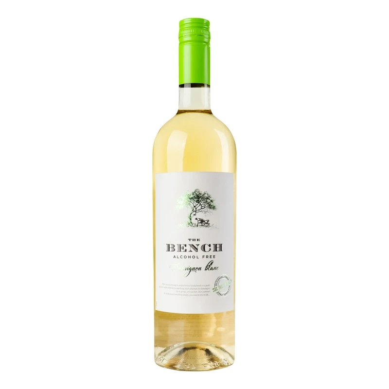 Вино безалкогольне червоне напівсолодке Sauvignon Blanc The Bench, 0.75 л