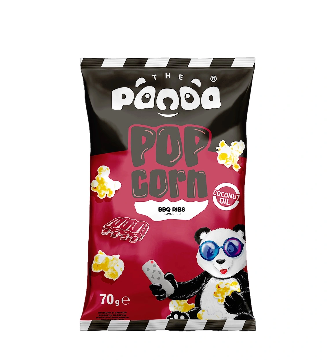Попкорн реберця BBQ The Panda, 70 г