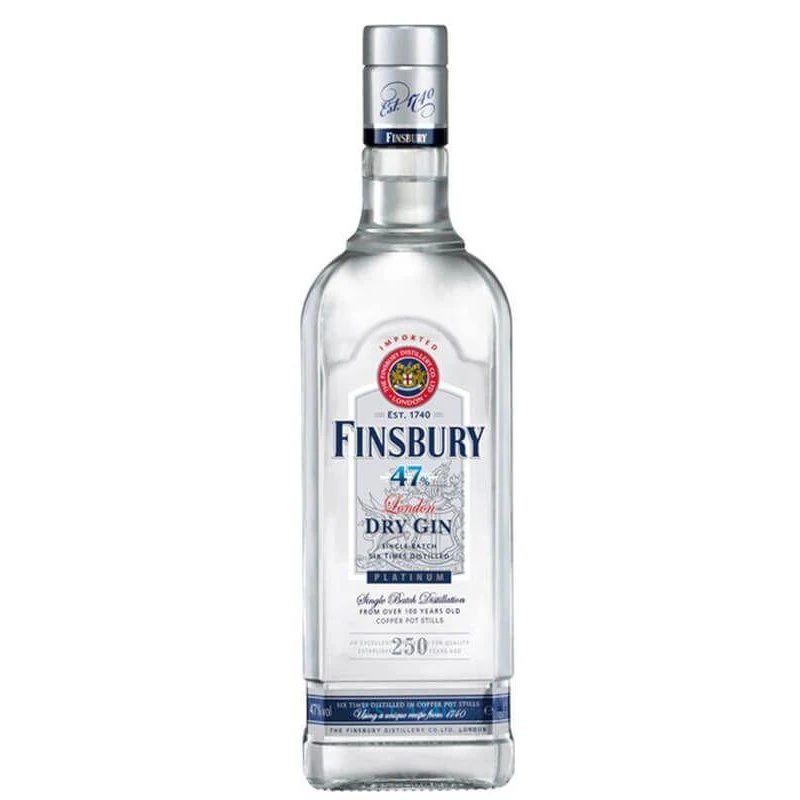 Джин Platinum London Dry Gin Finsbury, 1 л