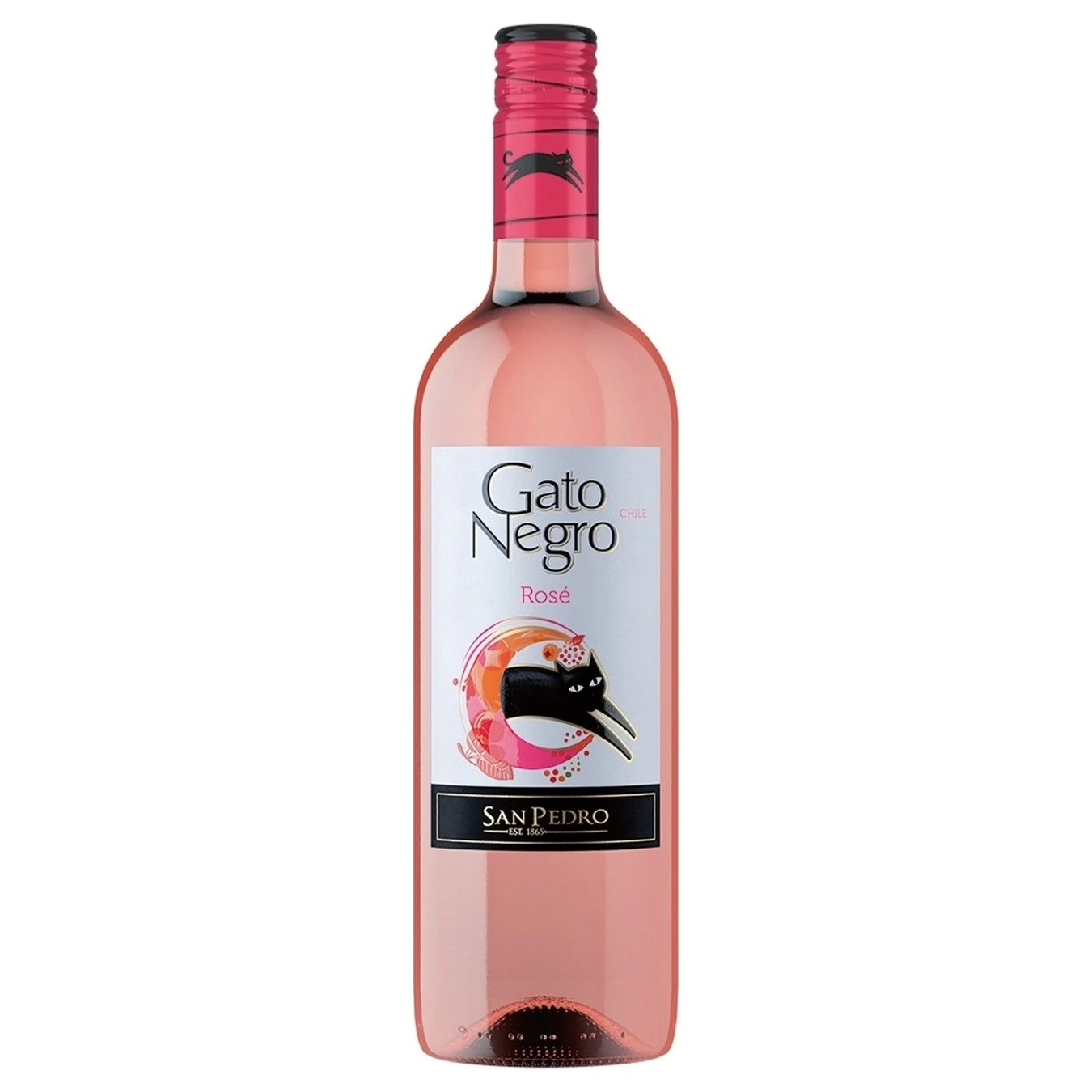 Вино рожеве сухе Rose Gato Negro, 0.75 л