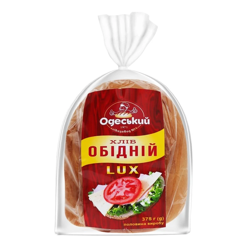 Хліб Обідній Lux ОХЗ 4, 375 г