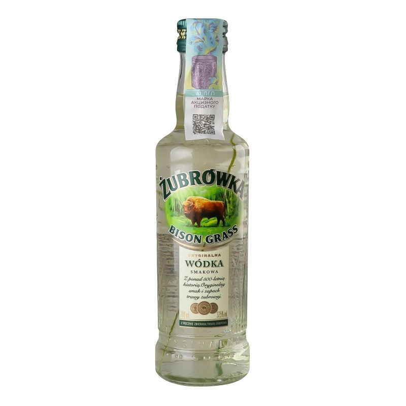 Напій алкогольний Bison Grass Zubrowka, 0.2 л