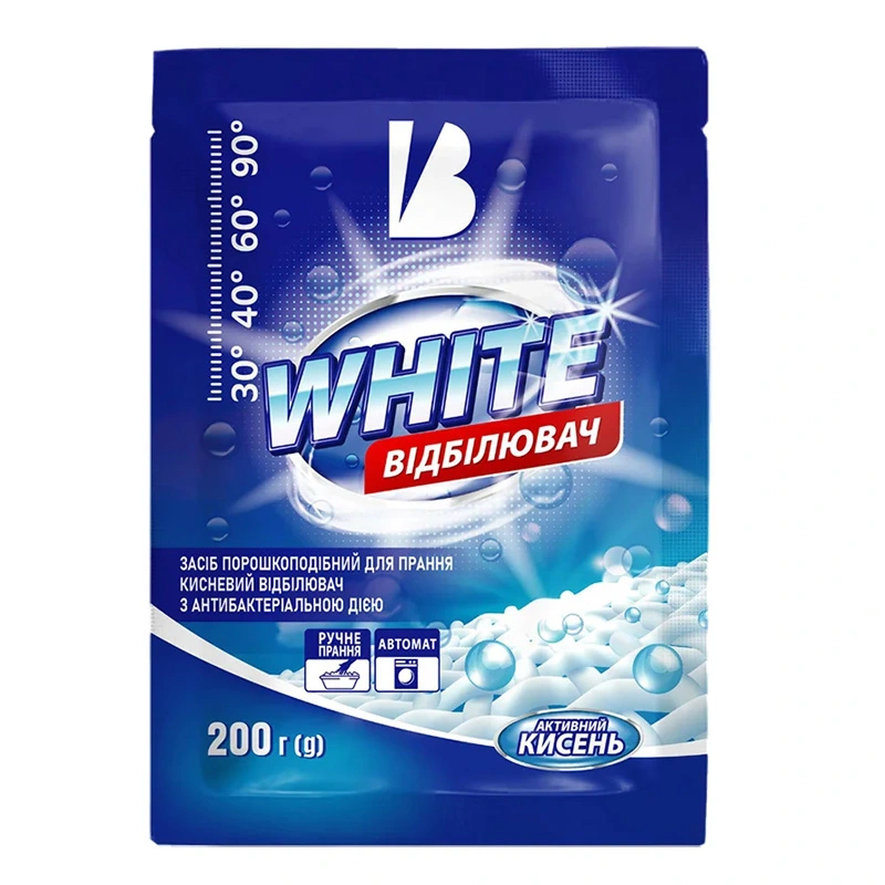 Відбілювач порошкоподiбний Blyskavka White, 200 г
