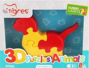 Іграшка для дітей від 12міс 39356 3D Puzzles Animals Tigres 1шт