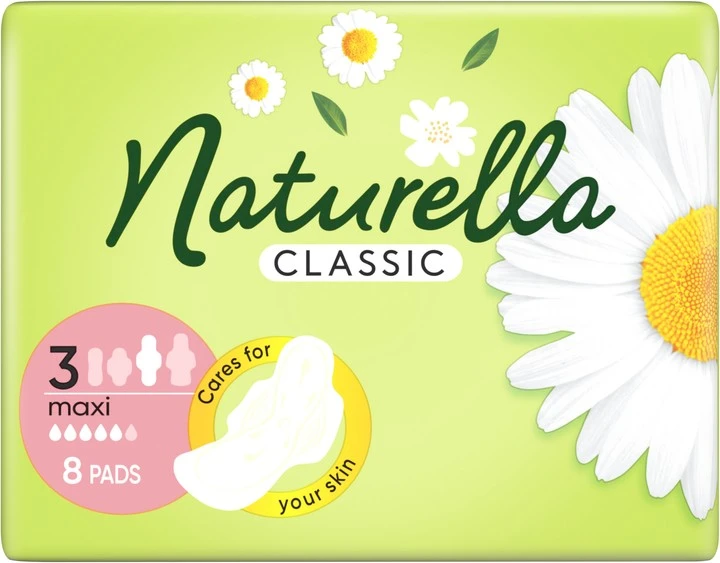Прокладки гігієнічні Classic Maxi Naturella, 8 шт/уп.
