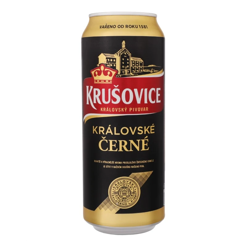 Пиво темне Krusovice, 0.5 л з/б