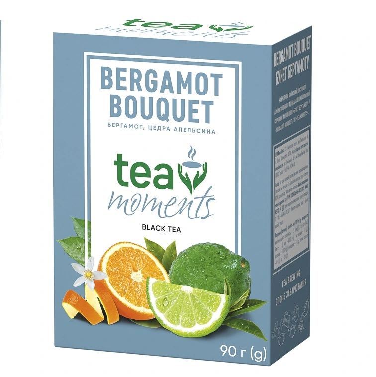 Чай листовий чорний Bergamot Bouquet Tea Moments, 90 г