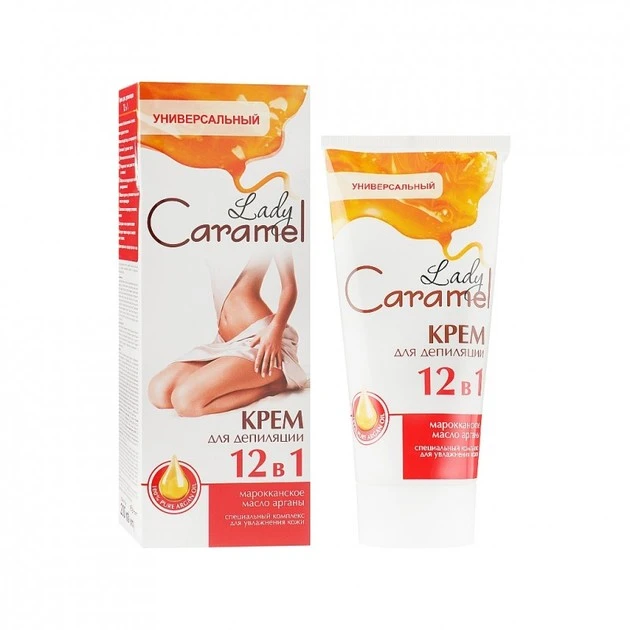 Крем для депіляції 12в1 Універсальний Caramel, 200 мл