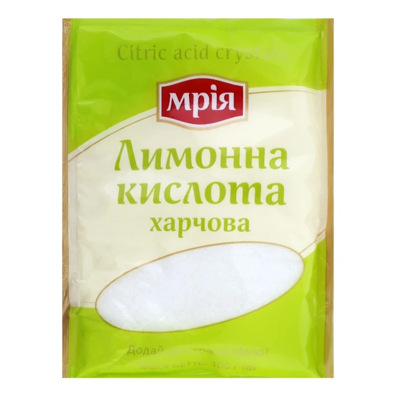 Кислота лимонна харчова Мрія,100 г