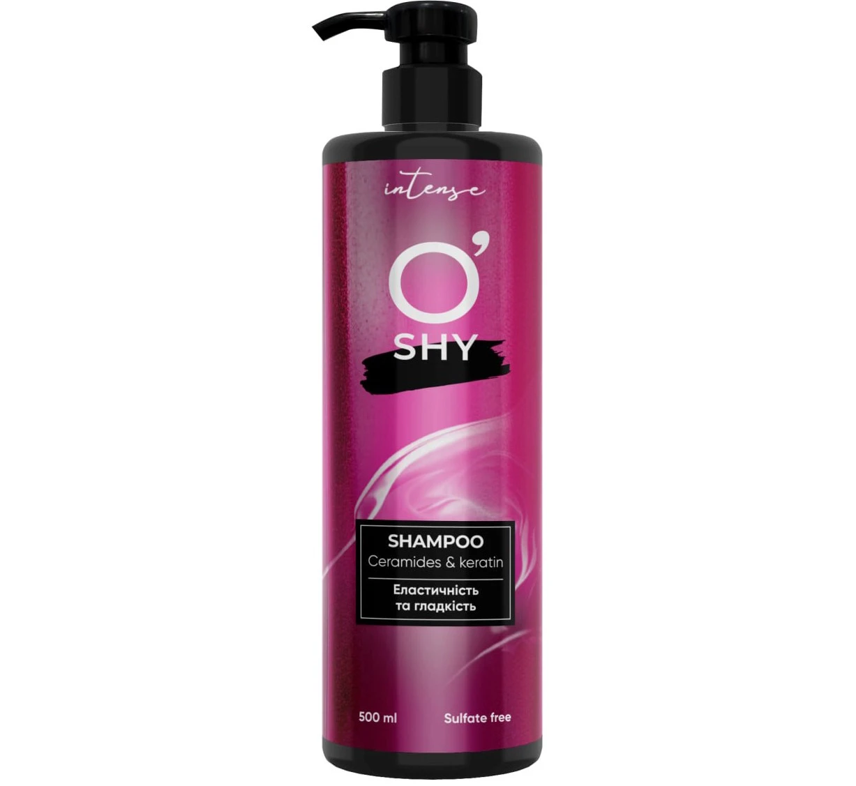 Шампунь Ceramides&amp;keratin Еластичність та гладкість Intense O&#039;shy 500мл